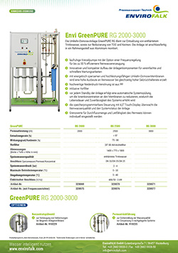 Information Envi GreenPURE RG 2000-3000